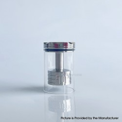 Rekavape Replacement Top Refilling Tank Tube Kit for Diplomat Style RDL RTA / Diplomat Style MTL RTA - Silver, 5.0ml