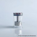 Rekavape Replacement Top Refilling Tank Tube Kit for Diplomat Style RDL RTA / Diplomat Style MTL RTA - Silver, 5.0ml