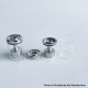 Rekavape Replacement Top Refilling Tank Tube Kit for Diplomat Style RDL RTA / Diplomat Style MTL RTA - Silver, 5.0ml