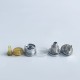 Rekavape Upgraded Monarchy OST Old School Style F-Dama Tank RTA Atomizer - Brown, 3ml, Air Pin 1.0, 1.2, 1.5, 1.8mm, 22mm Dia
