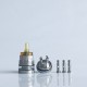 Rekavape Upgraded Monarchy OST Old School Style F-Dama Tank RTA Atomizer - Brown, 3ml, Air Pin 1.0, 1.2, 1.5, 1.8mm, 22mm Dia