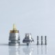 Rekavape Upgraded Monarchy OST Old School Style F-Dama Tank RTA Atomizer - Brown, 3ml, Air Pin 1.0, 1.2, 1.5, 1.8mm, 22mm Dia