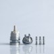 Rekavape Upgraded Monarchy OST Old School Style F-Dama Tank RTA Atomizer - Beige, 3ml, Air Pin 1.0, 1.2, 1.5, 1.8mm, 22mm Dia