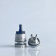 Rekavape Upgraded Monarchy OST Old School Style F-Dama Tank RTA Atomizer - Black, 3ml, Air Pin 1.0, 1.2, 1.5, 1.8mm, 22mm Dia