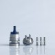Rekavape Upgraded Monarchy OST Old School Style F-Dama Tank RTA Atomizer - Black, 3ml, Air Pin 1.0, 1.2, 1.5, 1.8mm, 22mm Dia