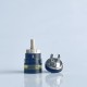 Rekavape Upgraded Monarchy OST Old School Style Tank RTA Atomizer - Black + Beige, 3ml, Air Pin 1.0, 1.2, 1.5, 1.8mm, 22mm Dia
