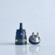Rekavape Upgraded Monarchy OST Old School Style Tank RTA Atomizer - Black + Black, 3ml, Air Pin 1.0, 1.2, 1.5, 1.8mm, 22mm Dia