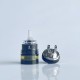 Rekavape Upgraded Monarchy OST Old School Style Tank RTA Atomizer - Black + Translucent, 3ml, Air Pin 1.0, 1.2, 1.5, 1.8mm, 22mm