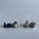 Rekavape Upgraded Monarchy OST Old School Style Tank RTA Atomizer - Silver + Black, 3ml, Air Pin 1.0, 1.2, 1.5, 1.8mm, 22mm Dia