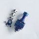 Rekavape 415BB Tsubame Style MTL RBA for Billet / Boro Mod - Blueing, Titanium Alloy, 0.8 x 2 / 1.0 x 2 / 0.8 x 3 / 1.0mm x 1