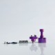 Rekavape 415BB Tsubame Style MTL RBA for Billet / Boro Mod - Purple, Titanium Alloy, 0.8 x 2 / 1.0 x 2 / 0.8 x 3 / 1.0mm x 1