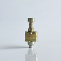 Rekavape 415BB Tsubame Style MTL RBA for Billet / Boro Mod - Gold, Titanium Alloy, 0.8 x 2 / 1.0 x 2 / 0.8 x 3 / 1.0mm x 1