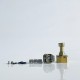 Rekavape 415BB Tsubame Style MTL RBA for Billet / Boro Mod - Gold, Titanium Alloy, 0.8 x 2 / 1.0 x 2 / 0.8 x 3 / 1.0mm x 1