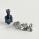 Rekavape 415BB Tsubame Style MTL RBA for Billet / Boro Mod - Black, 316SS, 0.8 x 2 / 1.0 x 2 / 0.8 x 3 / 1.0mm x 1