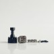 Rekavape 415BB Tsubame Style MTL RBA for Billet / Boro Mod - Black, 316SS, 0.8 x 2 / 1.0 x 2 / 0.8 x 3 / 1.0mm x 1