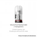 [Ships from Bonded Warehouse] Authentic SMOK Solus GT / Solus GT Box Pod Cartridge 2ml - Transparent, Meshed 0.8ohm (3 PCS)
