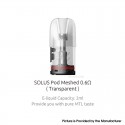 [Ships from Bonded Warehouse] Authentic SMOK Solus GT / Solus GT Box Pod Cartridge 2ml - Transparent, Meshed 0.6ohm (3 PCS)