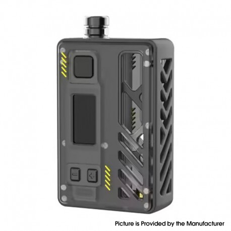 [Ships from Bonded Warehouse] Authentic Rincoe Manto AIO Ultra RTA 80W Pod Kit - Black, VW 10~80W, 1 x 18650, 5.2ml / 5.6ml