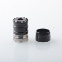 YFTK Bamboo Knot Style Top Cap Tank Tube for Flash E-Vapor FEV V4.5S+ / V4.5 RTA - Black, 4.8ml