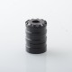 YFTK Bamboo Knot Style Top Cap Tank Tube for Flash E-Vapor FEV V4.5S+ / V4.5 RTA - Black, 4.8ml