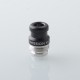 Rekavape Mission XV KB2 Style Replacement Integrated Drip Tip + Button Set for dotMod dotAIO V2 Pod - Black, Glow-in-the-Dark