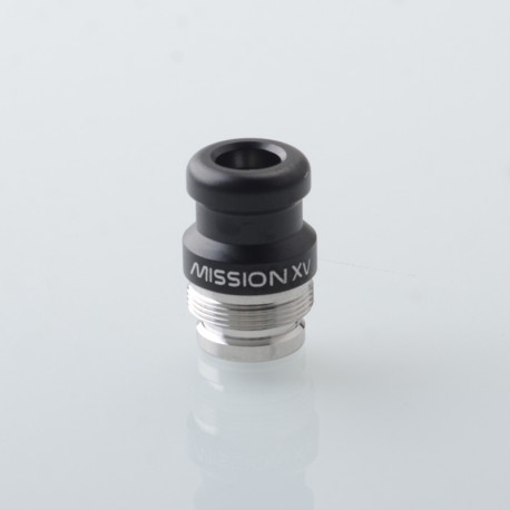 Rekavape Mission XV KB2 Style Replacement Integrated Drip Tip + Button Set for dotMod dotAIO V2 Pod - Black, Glow-in-the-Dark