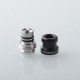 Rekavape Mission XV KB2 Style Replacement Integrated Drip Tip + Button Set for dotMod dotAIO V2 Pod - Black, Glow-in-the-Dark