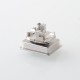 Sturdy One Style RBA Tank Kit for dotMod dotAIO V1 / V2 / V2 Lite / BB / Billet / Boro Mod - Nautica Blue, 1, 2, 2.5, 3.0, 4.0mm