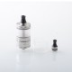NOLA Style RTA Rebuildbale Atomizer - Silver, 3.2ml, Air Pin 0.8, 1.2, 1.5, 1.8, 2.0, 2.5, 3.0, 3.5mm, 22mm Diameter