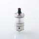NOLA Style RTA Rebuildbale Atomizer - Silver, 3.2ml, Air Pin 0.8, 1.2, 1.5, 1.8, 2.0, 2.5, 3.0, 3.5mm, 22mm Diameter