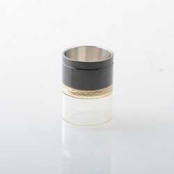 Rekavape Replacement Combi Olive Tank Tube for Diplomat Style RDL RTA / Diplomat Style MTL RTA - Black + Gold, 316SS + PSU