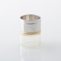 Rekavape Replacement Combi Olive Tank Tube for Diplomat Style RDL RTA / Diplomat Style MTL RTA - Silver + Gold, 316SS + PSU