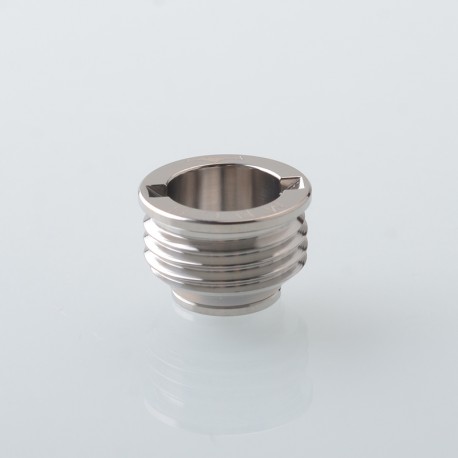 Rekavape Monarchy Style Replacement Flush Nut 510 Drip Tip Adapter for Billet / BB Box Mod - Silver, Titanium