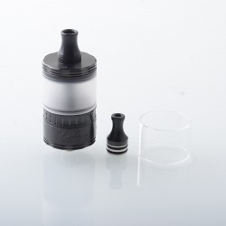 NOLA Style RTA Rebuildbale Tank Atomizer - Black, 3.2ml, Air Pin 0.8, 1.2, 1.5, 1.8, 2.0, 2.5, 3.0, 3.5mm, 22mm Diameter