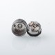 NOLA Style RTA Rebuildbale Tank Atomizer - Black, 3.2ml, Air Pin 0.8, 1.2, 1.5, 1.8, 2.0, 2.5, 3.0, 3.5mm, 22mm Diameter