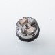 NOLA Style RTA Rebuildbale Tank Atomizer - Black, 3.2ml, Air Pin 0.8, 1.2, 1.5, 1.8, 2.0, 2.5, 3.0, 3.5mm, 22mm Diameter