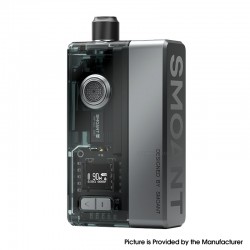 [Ships from Bonded Warehouse] Authentic Smoant Knight 90W AIO Boro Mod Kit - Misty Gray, VW 1~90W, 1 x 18650, 5ml, 0.15 / 0.2ohm