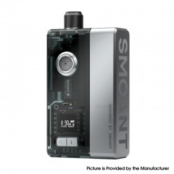 [Ships from Bonded Warehouse] Authentic Smoant Knight 90W AIO Boro Mod Kit - Silver, 1~90W, 1 x 18650, 5ml, 0.15 / 0.2ohm
