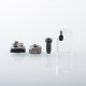 Sturdy One ONEup Style RBA Tank Kit for dotAIO V1 / V2 / V2 Lite / BB / Billet / Boro Mod - Raven Black, 1, 2, 2.5, 3.0, 3.5mm