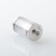 CloudOneX Cloud One X Style RTA Rebuildable Tank Atomizer - Silver, 3.3ml, 22mm Diameter