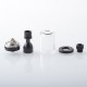 CloudOneX Cloud One X Style RTA Rebuildable Tank Atomizer - Black, 3.3ml, 22mm Diameter