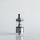 Rekavape Baya Style RTA Rebiuildable Tank Atomizer - Silver, 316SS + PC, 4.2ml, Air Pin 1.2, 1.5, 1.8mm, 22mm Diameter