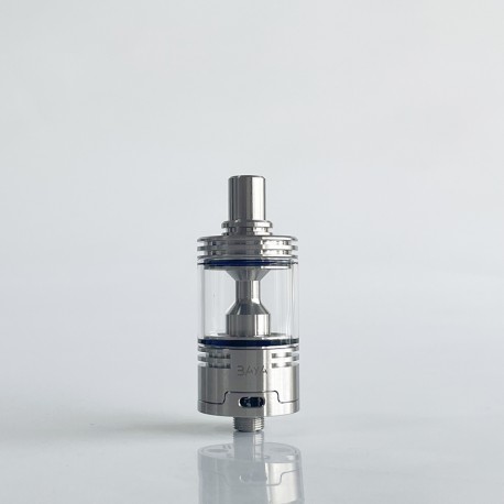 Rekavape Baya Style RTA Rebiuildable Tank Atomizer - Silver, 316SS + PC, 4.2ml, Air Pin 1.2, 1.5, 1.8mm, 22mm Diameter