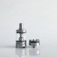 Rekavape Baya Style RTA Rebiuildable Tank Atomizer - Silver, 316SS + PC, 4.2ml, Air Pin 1.2, 1.5, 1.8mm, 22mm Diameter