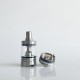 Rekavape Baya Style RTA Rebiuildable Tank Atomizer - Silver, 316SS + PC, 4.2ml, Air Pin 1.2, 1.5, 1.8mm, 22mm Diameter