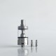 Rekavape Baya Style RTA Rebiuildable Tank Atomizer - Silver, 316SS + PC, 4.2ml, Air Pin 1.2, 1.5, 1.8mm, 22mm Diameter