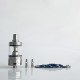 Rekavape Baya Style RTA Rebiuildable Tank Atomizer - Silver, 316SS + PC, 4.2ml, Air Pin 1.2, 1.5, 1.8mm, 22mm Diameter