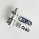 Rekavape Baya Style RTA Rebiuildable Tank Atomizer - Silver, 316SS + PC, 4.2ml, Air Pin 1.2, 1.5, 1.8mm, 22mm Diameter