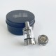 Rekavape Baya Style RTA Rebiuildable Tank Atomizer - Silver, 316SS + PC, 4.2ml, Air Pin 1.2, 1.5, 1.8mm, 22mm Diameter