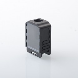 Kooroo Style Style Boro Tank for SXK BB / Billet / Boro Box Mod Kit - Black + Black, Aluminum